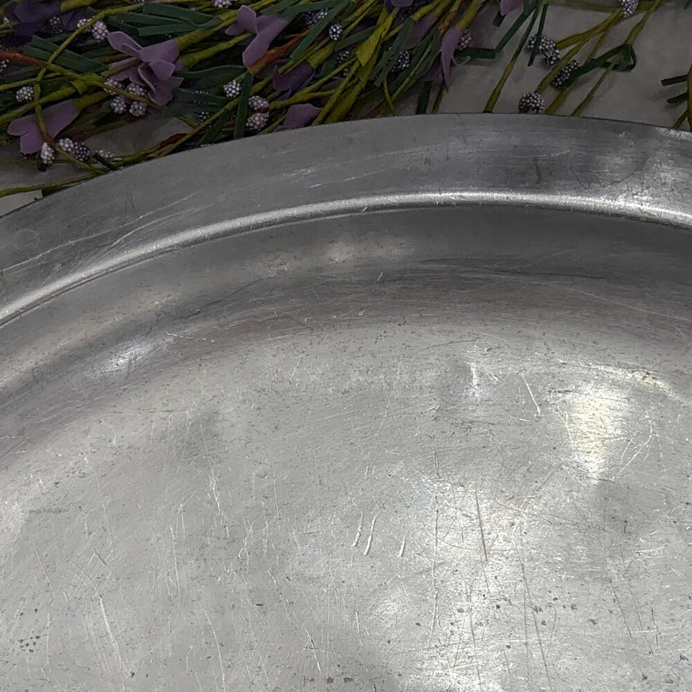 Vintage U.S.N. Aluminum Serving Platter, Enlisted Serving Platter WWII US Navy​ - Picture 9 of 10